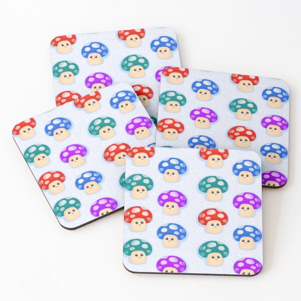 Item preview, Happy Toadstools  designed and sold by Natrwal.