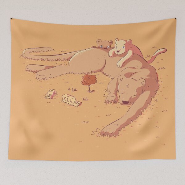 Item preview, Lioness with children. designed and sold by emphatic.