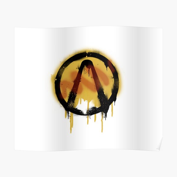 Borderlands Graffiti style Vault Symbol Poster