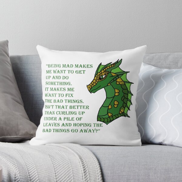 Sundew Quote Throw Pillow