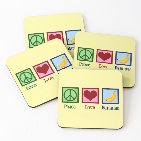 Artikelvorschau, Friedensliebes-Bananen entworfen und verkauft von Epic Love Designs.