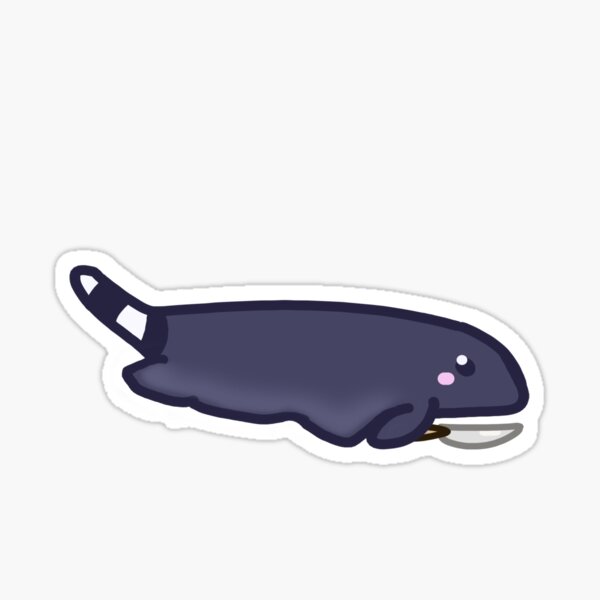 Item preview, Black Ghost Knife Fish Sticker! designed and sold by Iyuda.