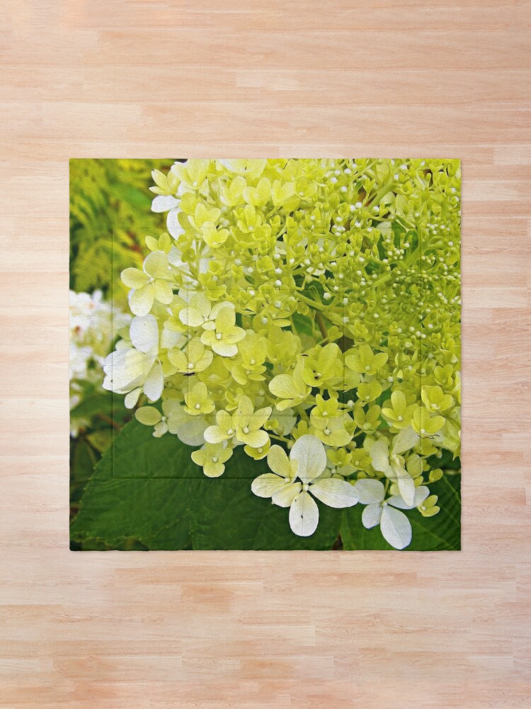 Elegant Chartreuse Green Limelight Hydrangea Tote Bag