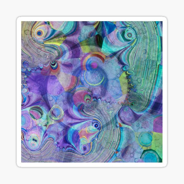 Fractal Storms 5 Sticker