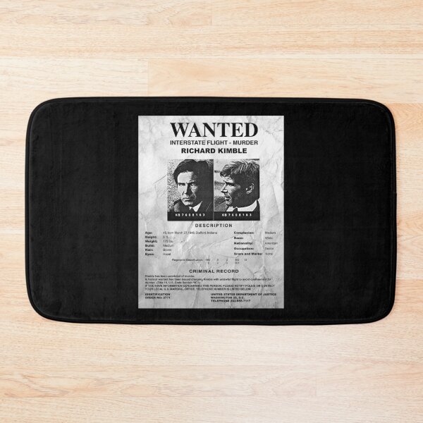 Item preview, Wanted Fugitive Flyer R Kimble designed and sold by Alema Art.