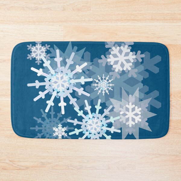 Item preview, Snowflakes on Blue designed and sold by Melissa J Barrett.