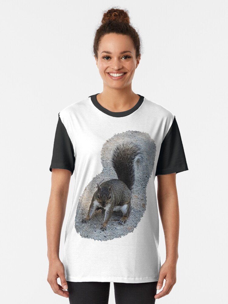Alternate view of Georgia Squirrel Graphic T-Shirt