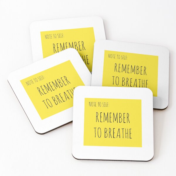 Item preview, NOTE TO SELF: REMEMBER TO BREATHE designed and sold by Rob Price.