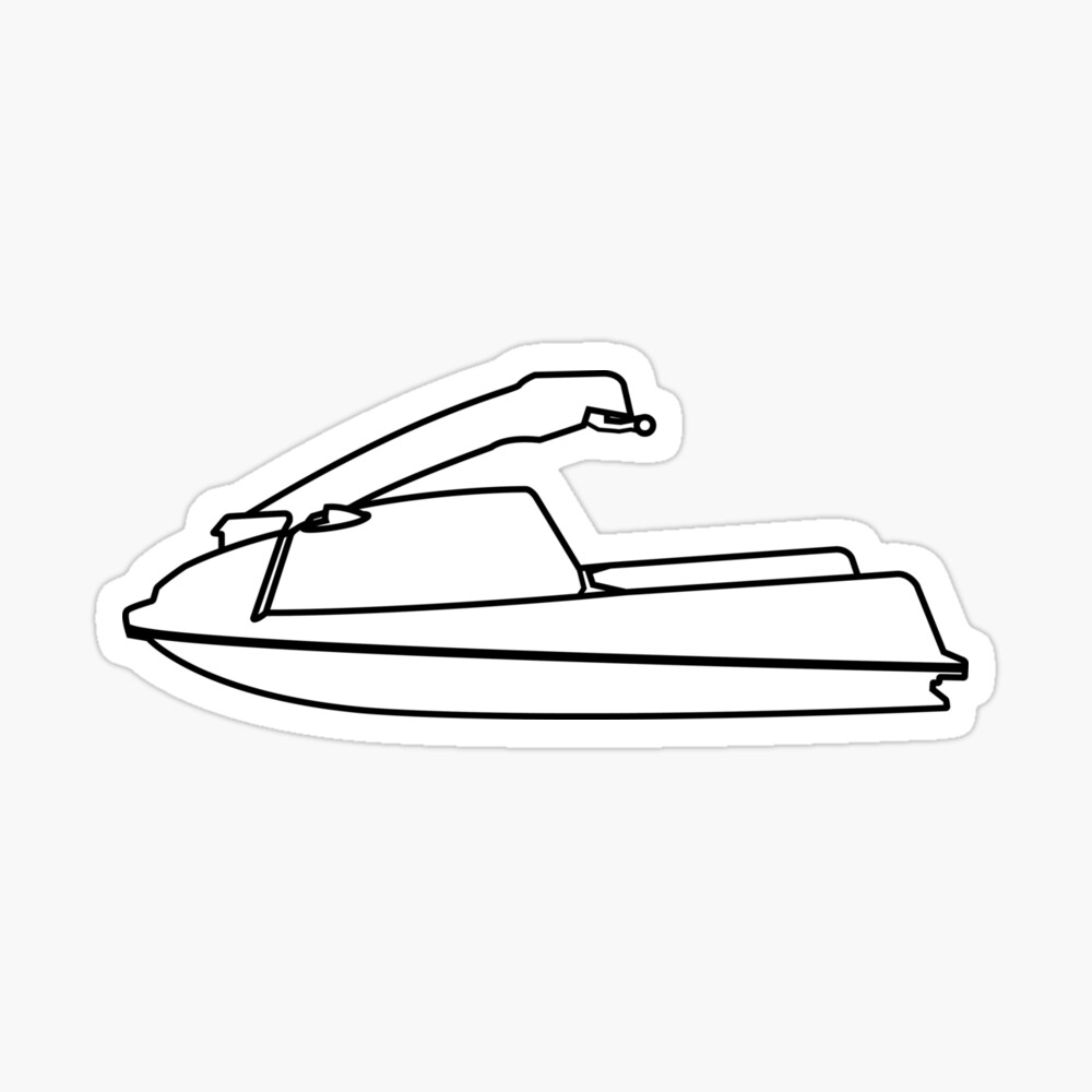 Stand Up Jet Ski JS550 JS440 JS300 Art Board Print