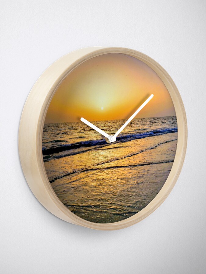 Alternate view of Summer Florida Sunset Clock