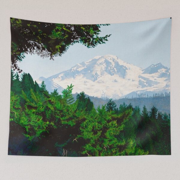 Item preview, Mt. Baker Volcano, an Endangered Environment on U.S. / Canada Border designed and sold by TonyMayoArt.