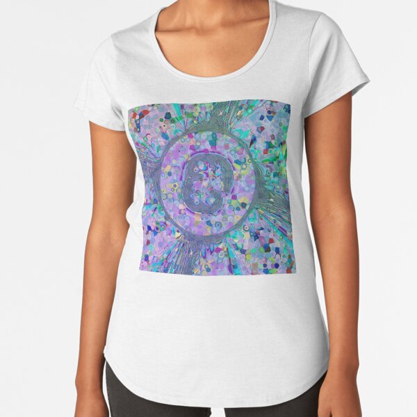 Fractal Storms 3 Premium Scoop T-Shirt