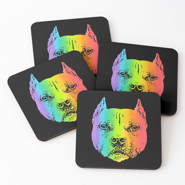 Item preview, Rainbow Pit Bull designed and sold by Child of the Corn Designs.