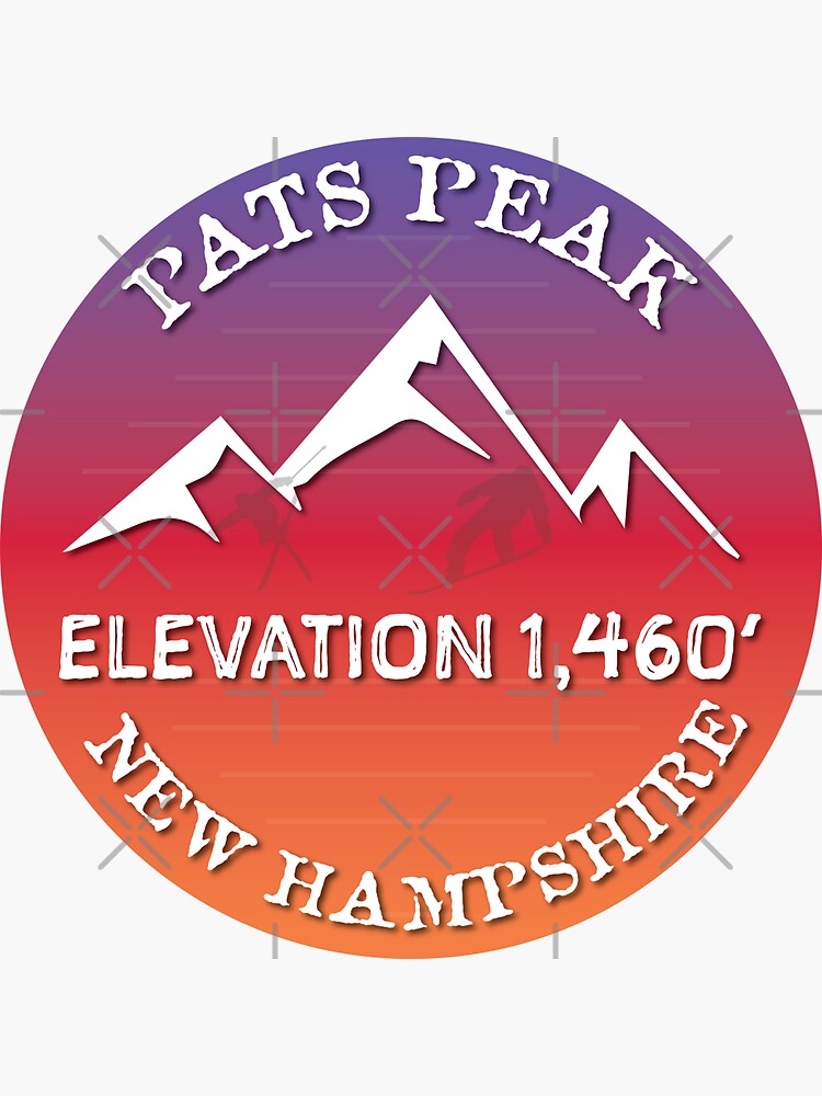 Pat's Peak New Hampshire Ski Snowboard Skiing Loon Mountain Hiking Gift Ideas by letourneau41