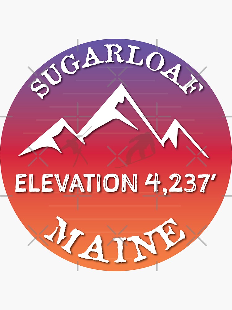 Sugarloaf Mountain Maine Ski Snowboard Skiing Sugarloaf Hiking Gift Ideas by letourneau41