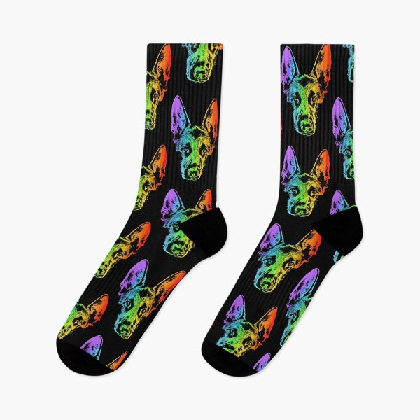 Item preview, Rainbow German Shepherd designed and sold by Child of the Corn Designs.