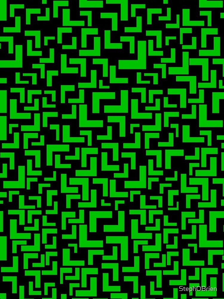 Glitches in the Void, Green by StephOBrien