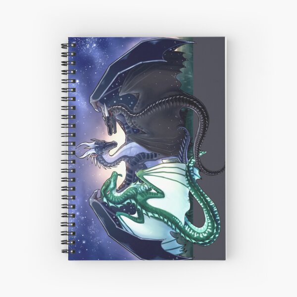 Wings of Fire - Legends - Fathom, Darkstalker, Clearsight Spiral Notebook
