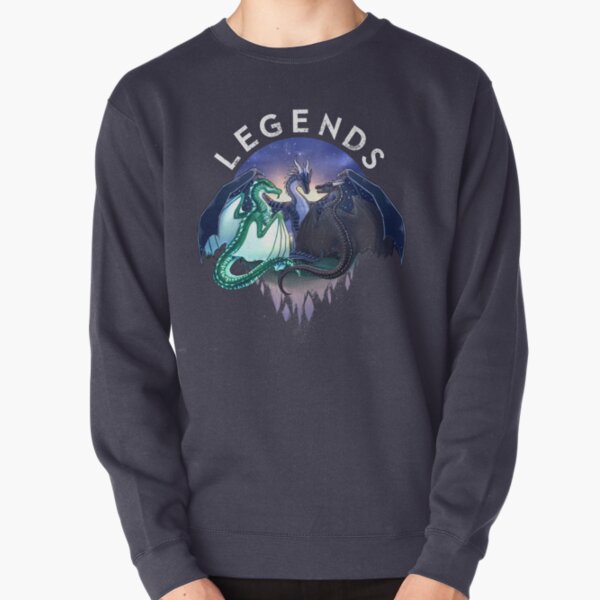 Wings of Fire - Legends - Fathom, Darkstalker, Clearsight Pullover Sweatshirt