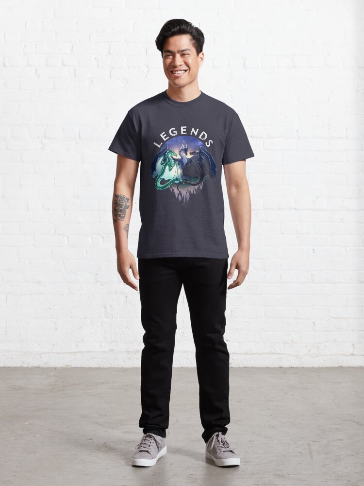 Alternate view of Wings of Fire - Legends - Fathom, Darkstalker, Clearsight Classic T-Shirt