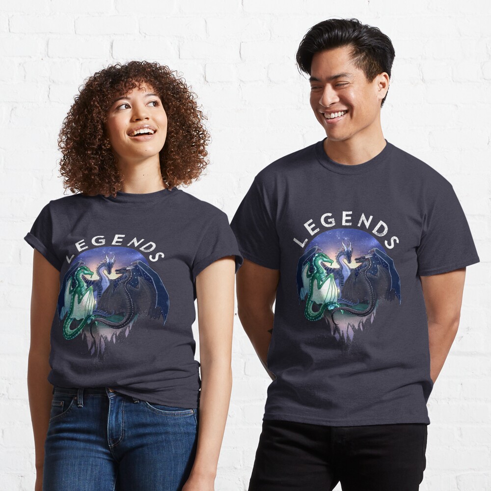 Wings of Fire - Legends - Fathom, Darkstalker, Clearsight Classic T-Shirt