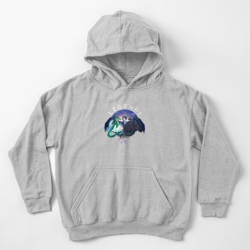 Wings of Fire - Legends - Fathom, Darkstalker, Clearsight Kids Pullover Hoodie