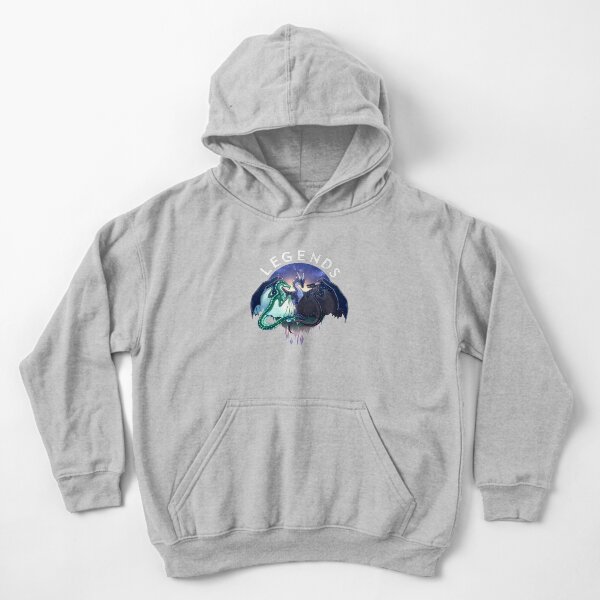 Wings of Fire - Legends - Fathom, Darkstalker, Clearsight Kids Pullover Hoodie