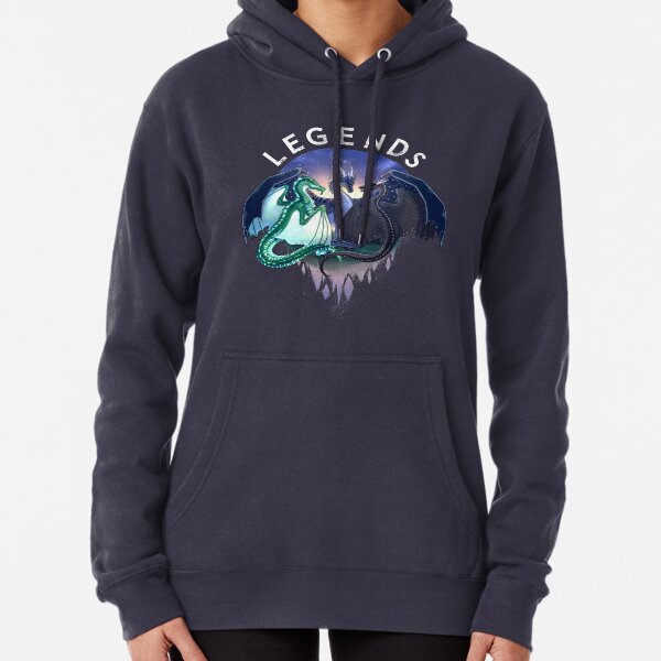 Wings of Fire - Legends - Fathom, Darkstalker, Clearsight Pullover Hoodie