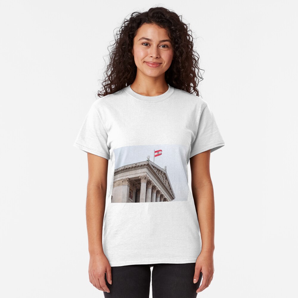 Austrian Parliament. Classic T-Shirt