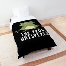 The Frog Whisperer Cute Funny Toad Comforter