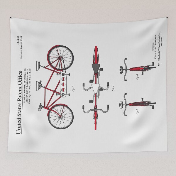 Item preview, Tandem Bicycle Patent designed and sold by FinlayMcNevin.