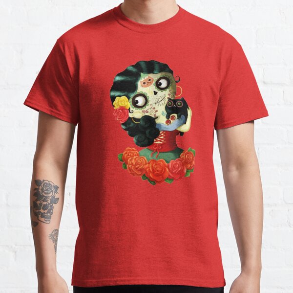 Cute Mexican Day of The Dead Girl Classic T-Shirt