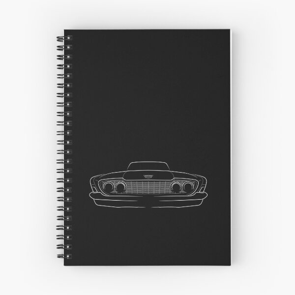 Item preview, 1960 Ford Starliner- front stencil, white designed and sold by mal-photography.