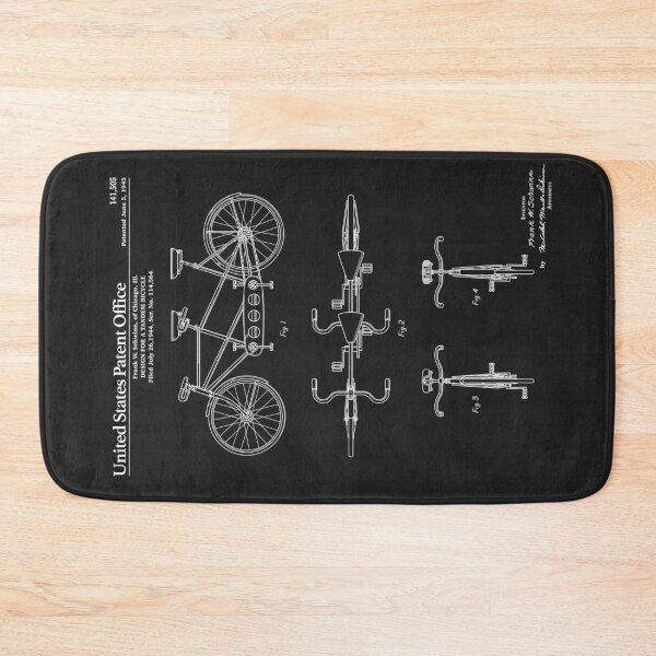 Item preview, Tandem Bicycle Patent - Black designed and sold by FinlayMcNevin.