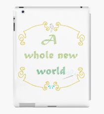 A Whole New World Needlepoint iPad Case/Skin