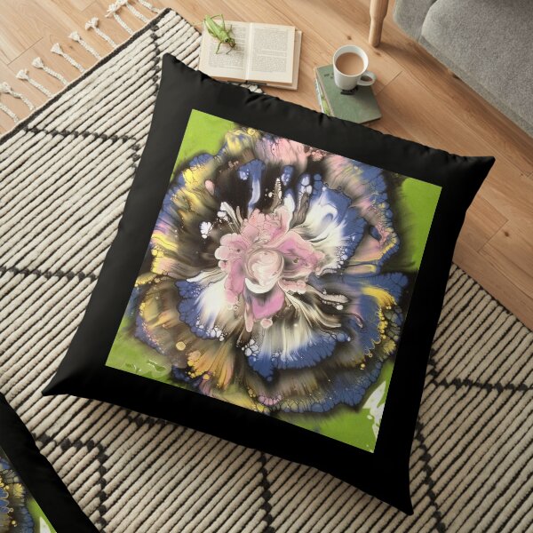 Pink Orchid Floor Pillow