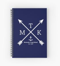 MTK with Cross Arrows Spiral Notebook