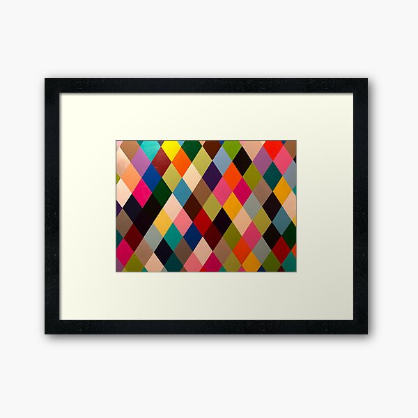 Item preview, Hard Edge Diamonds Multicolor designed and sold by Jocelyn Sperduto Art.