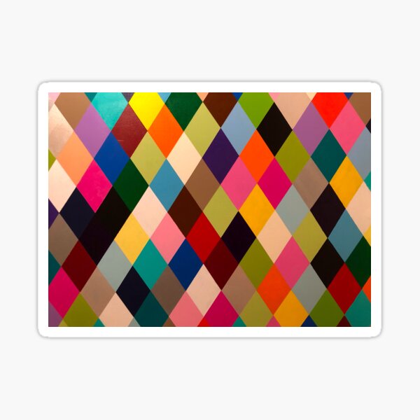 Item preview, Hard Edge Diamonds Multicolor designed and sold by Jocelyn Sperduto Art.