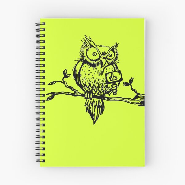 Item preview, Bad-tempered owl shows middle finger designed and sold by RAWWR.