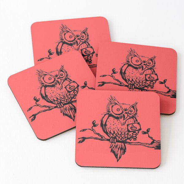 Item preview, Bad-tempered owl shows middle finger designed and sold by RAWWR.
