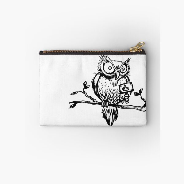 Item preview, Bad-tempered owl shows middle finger designed and sold by RAWWR.