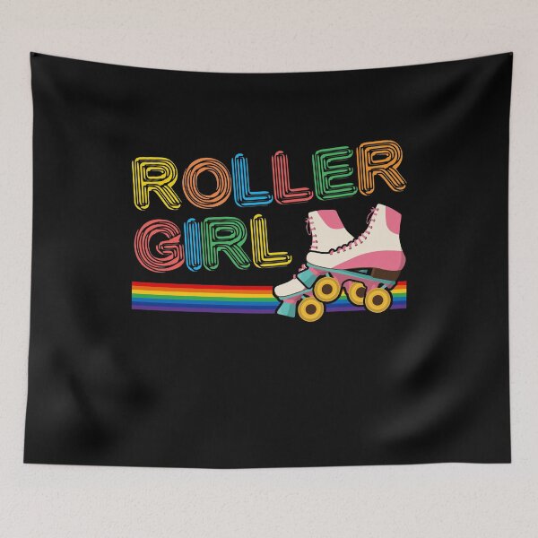 Item preview, Roller Girl Vintage Seventies 70's Cool Retro Skates Skating designed and sold by Dressed For  Duty.