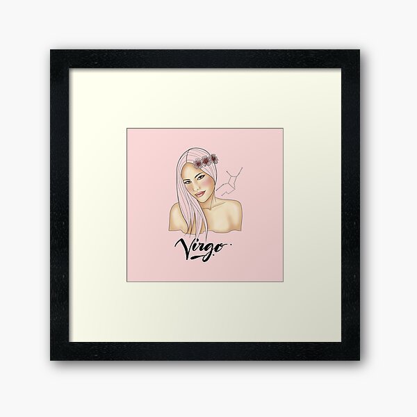 VIRGO GIRL by Silvana Arias Framed Art Print
