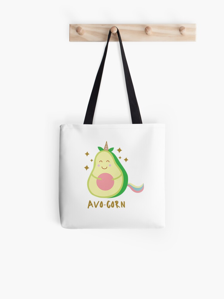 Cotton Canvas Tote Bag - Avocado Design – A WEE TOKEN