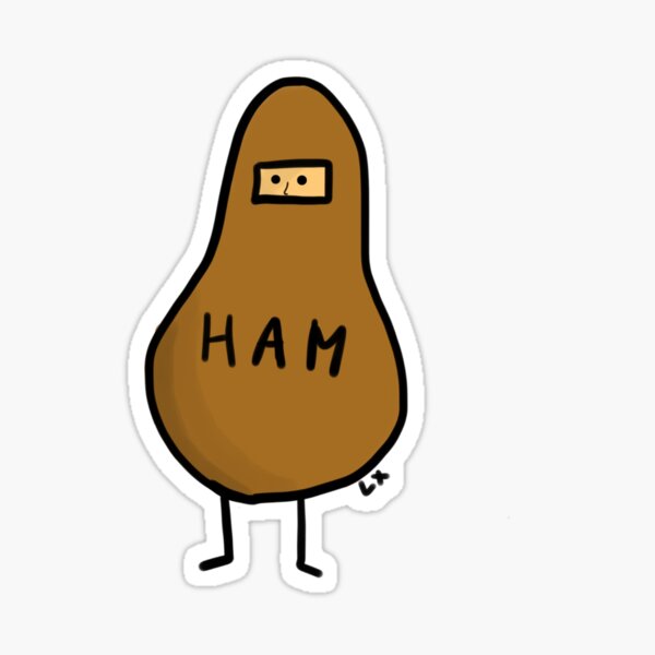 Scout's Ham Costume Sticker