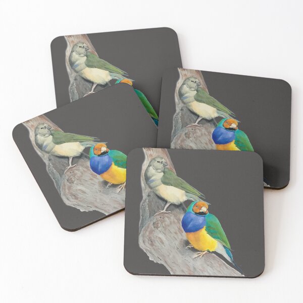 Item preview, Gouldian Finches designed and sold by FabulousBeasts.