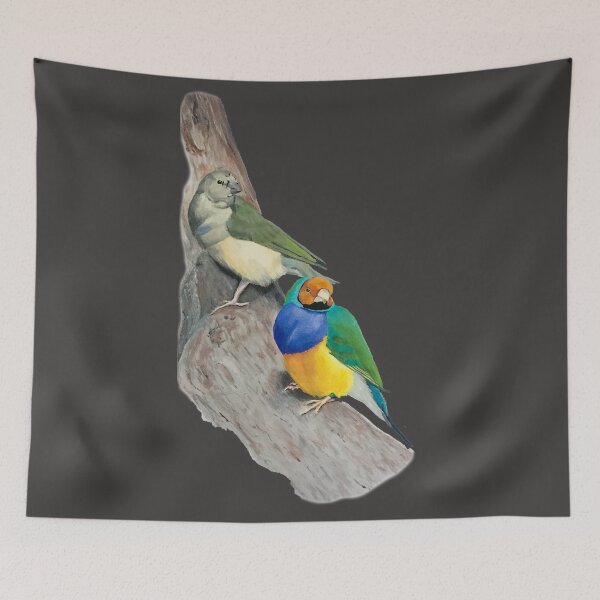 Item preview, Gouldian Finches designed and sold by FabulousBeasts.