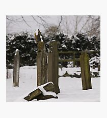 Grave yard Photographic Print