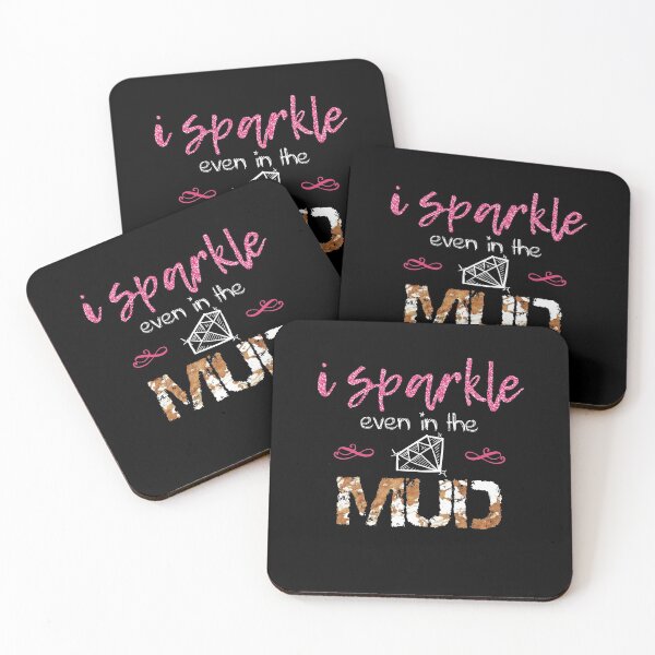 Item preview, I Sparkle Even in Mud Run Team Princess Funny Mudding designed and sold by Dressed For  Duty.
